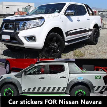 Нови автомобилни стикери по поръчка за Nissan Navara, индивидуална украса на купето, модерни стикери за спортни автомобили, аксесоари за филма