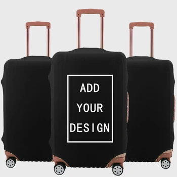 Обичай чанта за багаж, аксесоари за пътуване, джоб за куфара, защитен калъф за съхранение на багаж, еластичен калъф за колектор на прах за 18-32 инча