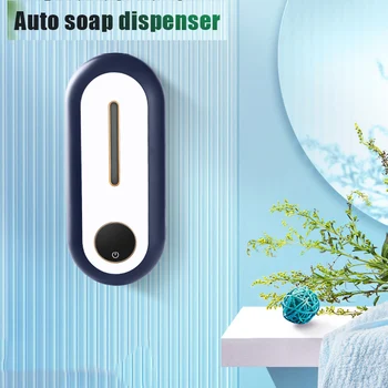 Опаковка пяна, автоматична начална акумулаторна стенни машина за дезинфекция на ръце за баня, безконтактно опаковка сапун