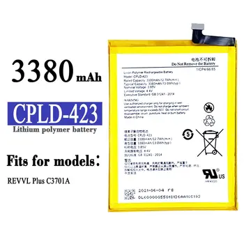Оригиналната работа на смени Батерията CPLD-423 За CoolPad REVVL PLUS C3701A T-MOBILE CPLD423, Висококачествени Литиеви Батерии за мобилни Телефони