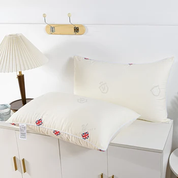 Памучен възглавница за шията, домашна възглавница за гърба, за украса легла, големи възглавници за спалнята, възглавница за спане, декоративни спално бельо за шийката на матката
