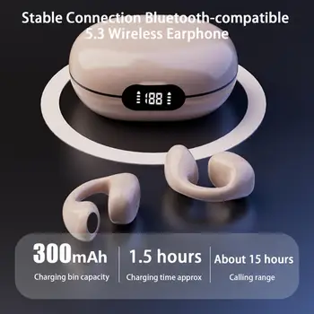Портативна стерео система за съраунд звук от тежки месинг, стабилна връзка, Bluetooth-съвместими безжични слушалки 5.3, спортни аксесоари