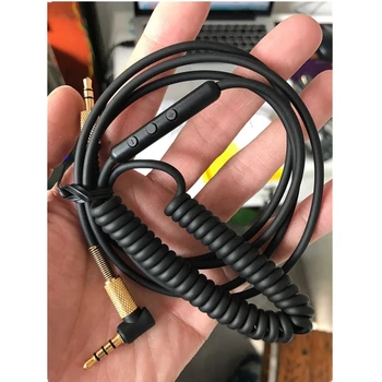 Преносимото аудио кабел за Marshall Major II 2 Монитор, захранващ Кабел За Слушалки с Дистанционно Управление на силата на Звука на микрофона за IOS и за Android
