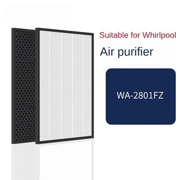 Резервни части филтър Аксесоари за Whirlpool WA-2801FZ Пречиствател на въздух овлажнител на въздуха HEPA филтър и набор от филтри с активен въглен