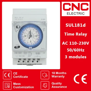 Реле за време с ЦПУ SUL181d, механичен таймер 220 В, 24-часова промишлен ключ за управление на времето
