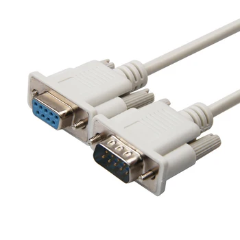 Сериен кабел DB9, 9-пинов сериен кабел RS232 конвертор за PC, удължителен кабел, 9-пинов кабел-адаптер 1,5 м