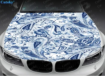 стикер за автомобил с шарени вратовръзки, графична vinyl стикер, лист с чертеж на двигателя, индивидуален дизайн 