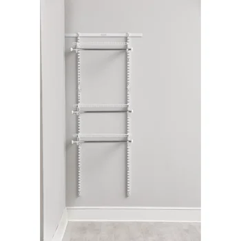 Стоманена разтегателен шкаф с размер 2-4 метра, решение за организиране на съхранение, бял