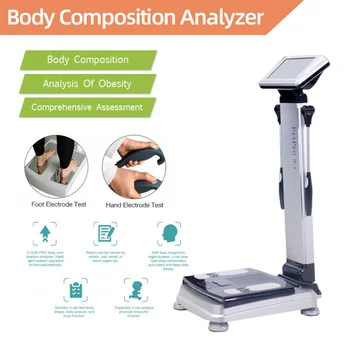 Точност ръководят анализатор на мастните натрупвания, композитен материал и мускулите с биоимпедансером, измерване на теглото на склад