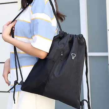 Чанта за багаж, чанта за червило, с голям капацитет, найлонов мъжки раница на съвсем малък, лоскутная чанта Ins, женствена чанта през рамо
