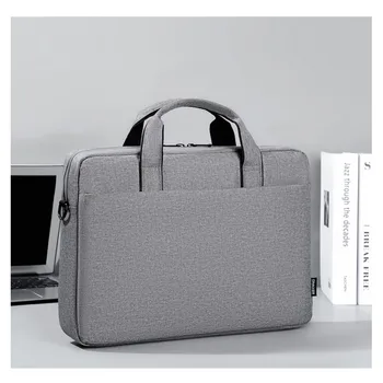 Чанта за лаптоп Dell Inspiron XPS HP Elite EliteBook Палата ProBook X360 14 15,6 16 Инча Лаптоп Портфолио Чанта През Рамо за Носене